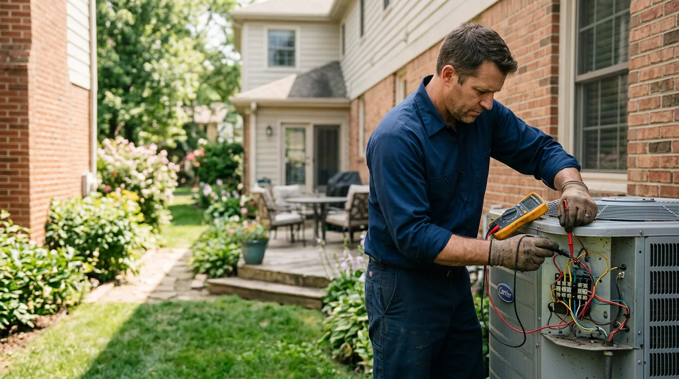 HVAC technician working near Chapman, NE